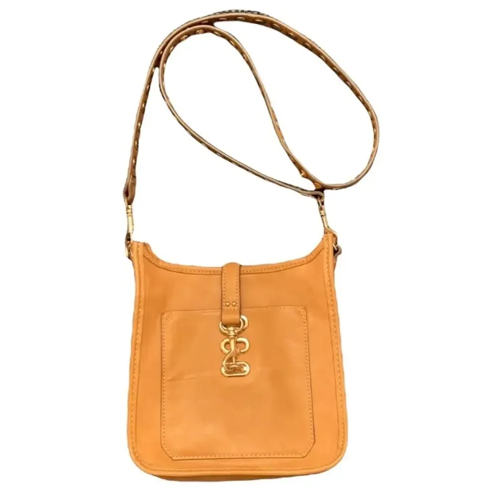 Steve Madden Bag Crossbody Purse Light Brown with Gold Accents